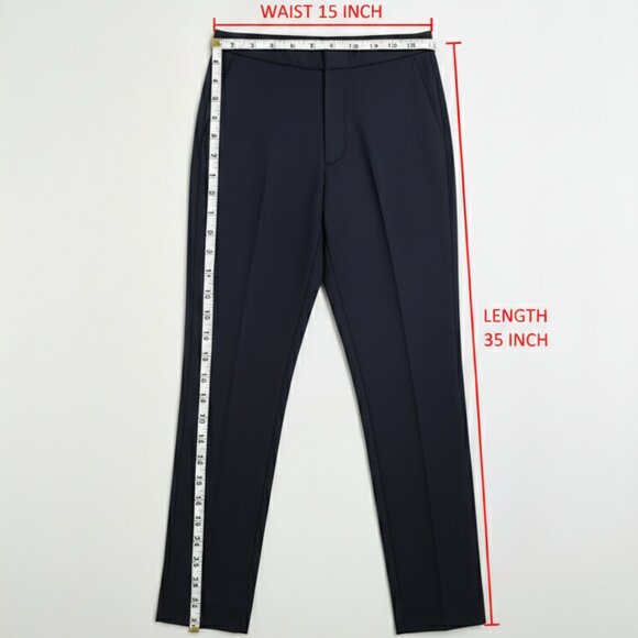 J. Crew Martie Pant in Dark Navy Blue 4 - Picture 3 of 6